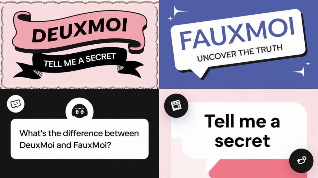 What’s the Difference Between Deuxmoi and Fauxmoi?