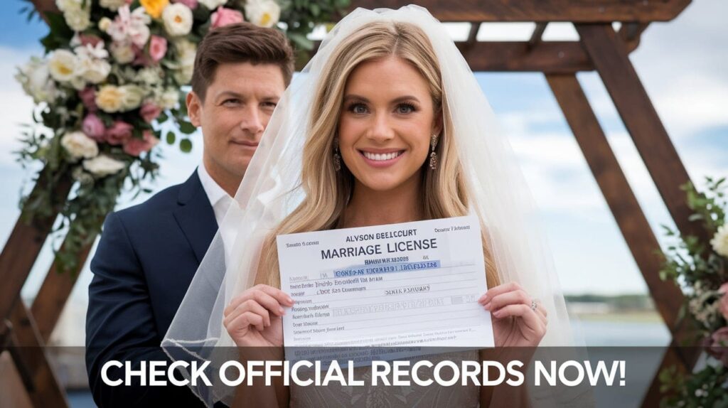 Alyson H Belcourt South Carolina marriage license – Check official records now